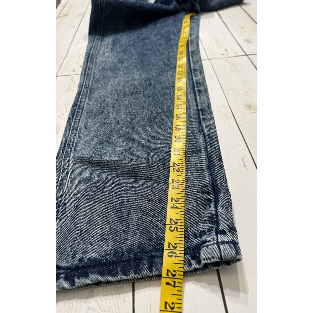 NWT Daily Paper Jeans Denim Glart Pants Size Small 28 X 27 Acid Wash Retro New‎ - Picture 4 of 12